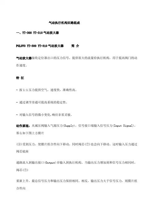 气动执行机构部件组成详解