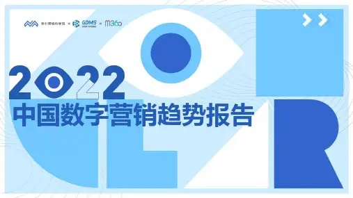 2022中国数字营销趋势报告