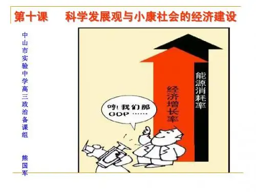 政治高一必修1第四单元面对市场经济(科学发展观和小康社会的经济建设)人教课标版中山市实验