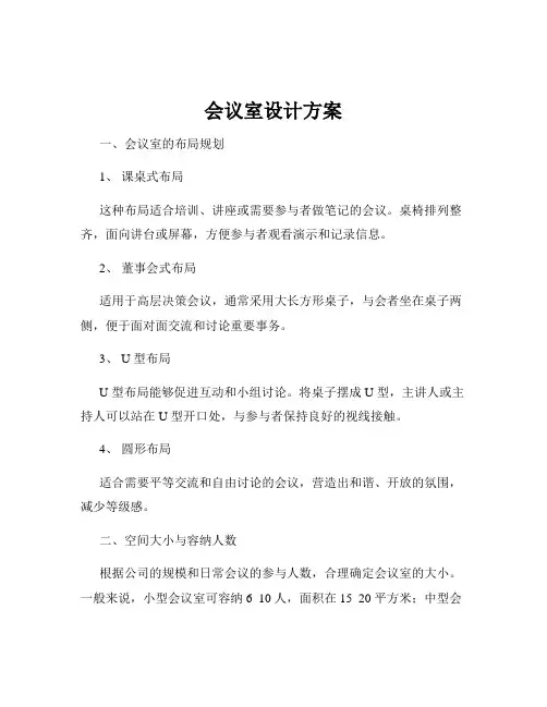 会议室设计方案