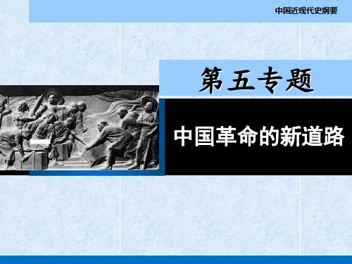 第五专题中国革命的新道路