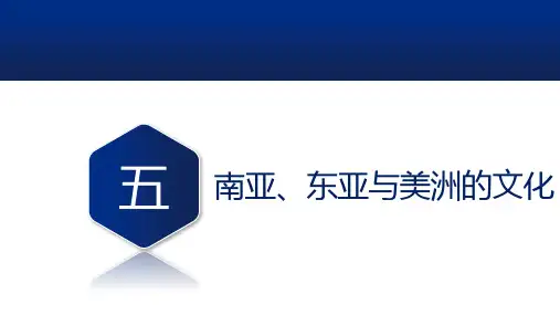 统编版高中历史选择性必修三同步课件 第5课 南亚、东亚和美洲的文化 课件