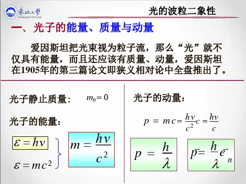 8.2.3 光的波粒二象性