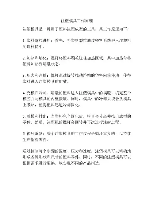 注塑模具工作原理