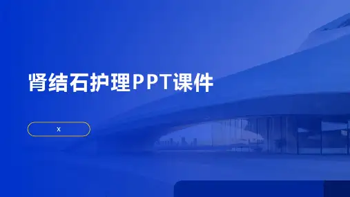 肾结石护理PPT课件