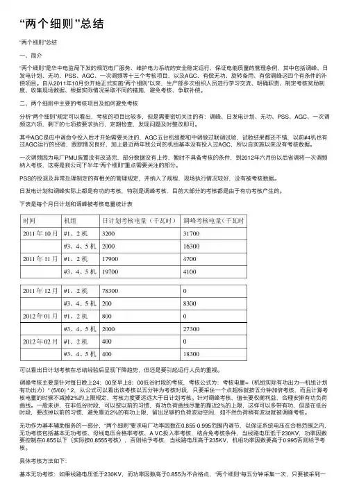 “两个细则”总结