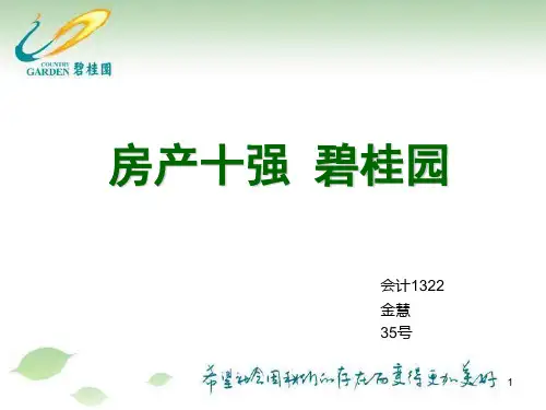 房地产碧桂园PPT课件