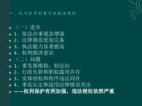 依法行政与行政执法风险防范