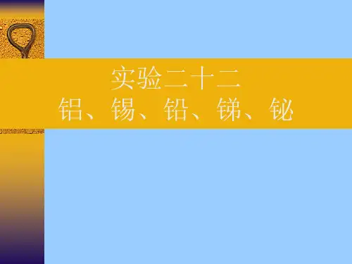 大学无机实验