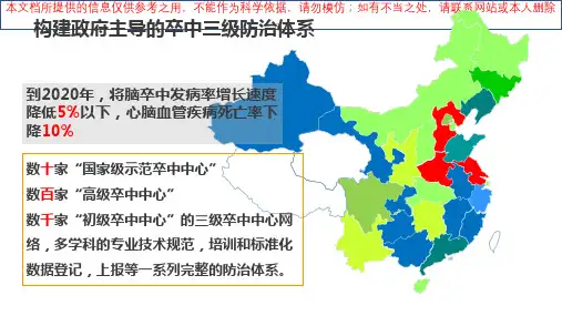太仓卒中中心建设培训课件