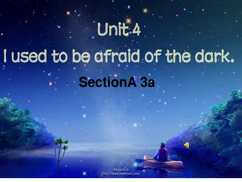 人教九年级unit4 Section A 3a-3c Reading课件