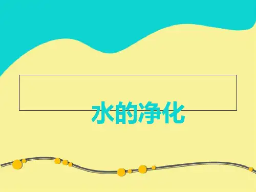 人教版(五四学制)化学八年级全册 第四单元  课题2   水的净化  课件