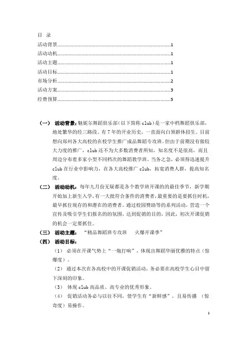 广告学作业策划书