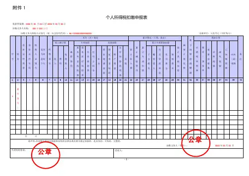《扣缴个人所得税报告表(A表)》填表说明.doc