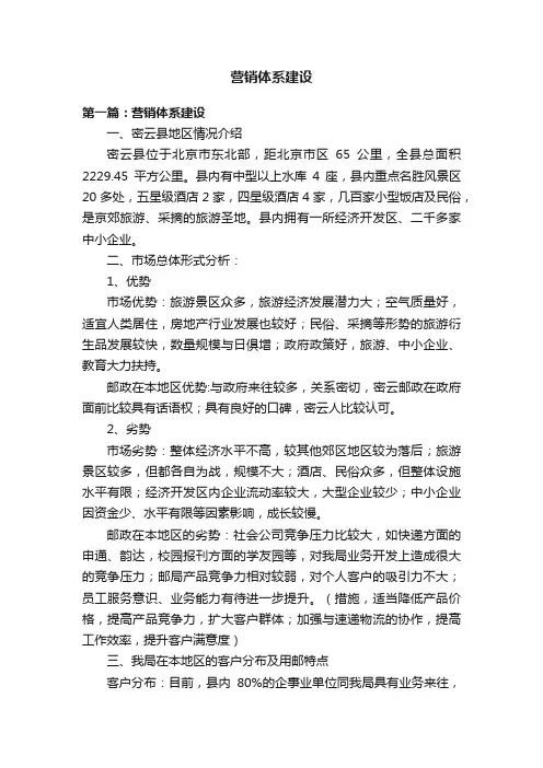 营销体系建设