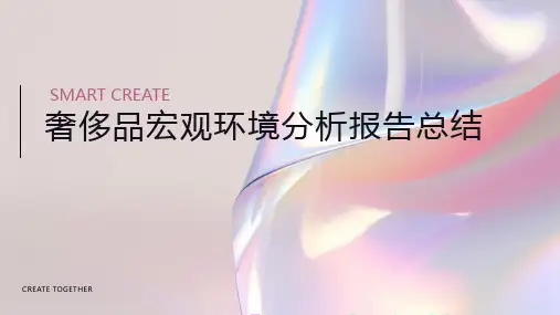 奢侈品宏观环境分析报告总结