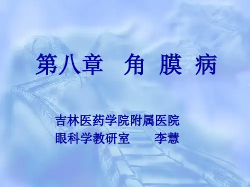 第八章角膜病