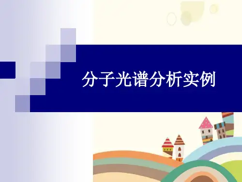 分子光谱分析实例模板