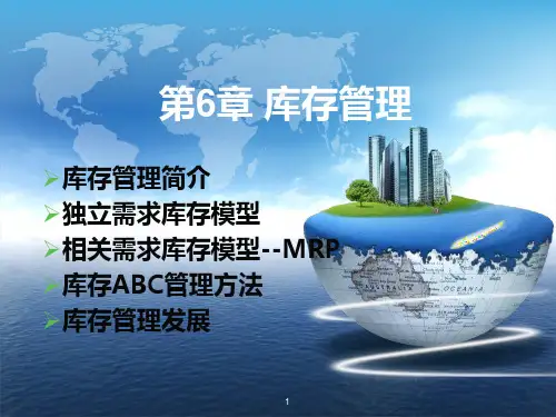 第六章-库存管理PPT课件