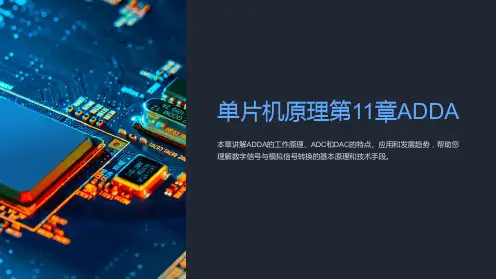 单片机原理第11章ADDA