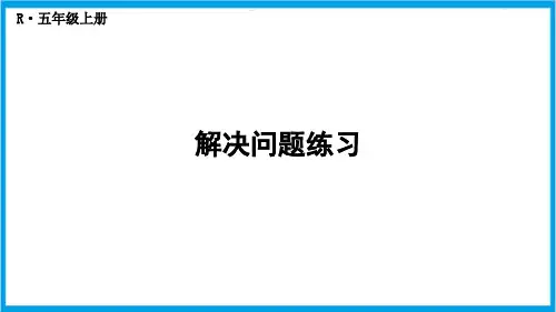 人教版五年级上册数学(新插图) 小数除法解决问题(练习课) 教学课件