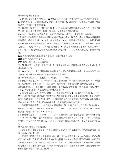 旅行社管理