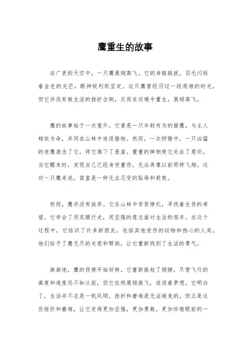 鹰重生的故事