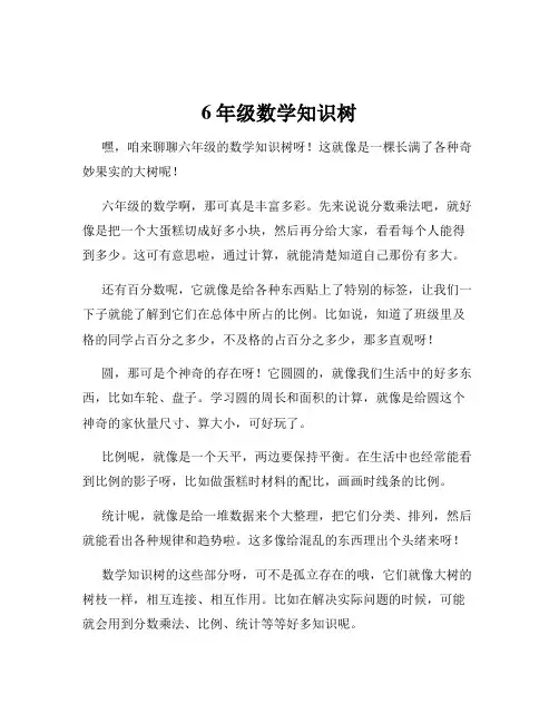 6年级数学知识树