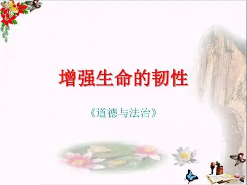 增强生命的韧性ppt优秀课件5 人教版
