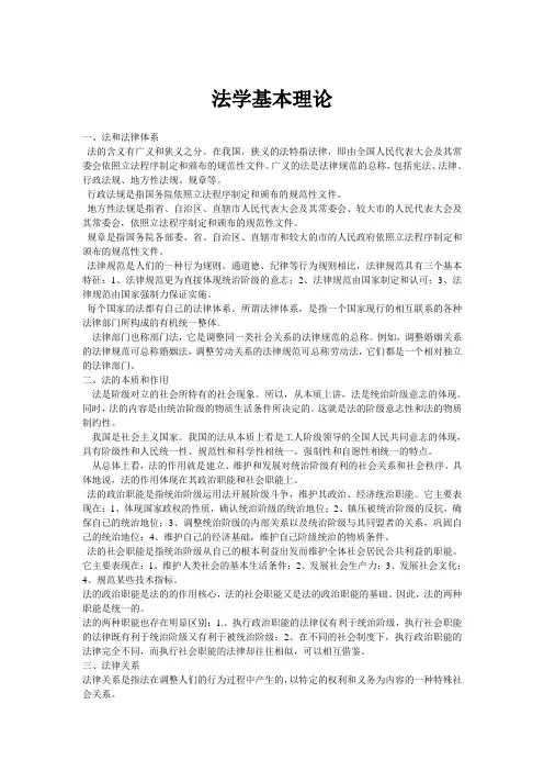 法学基本理论