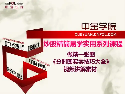 分时图买卖技巧大全(视频讲解)—李志尚