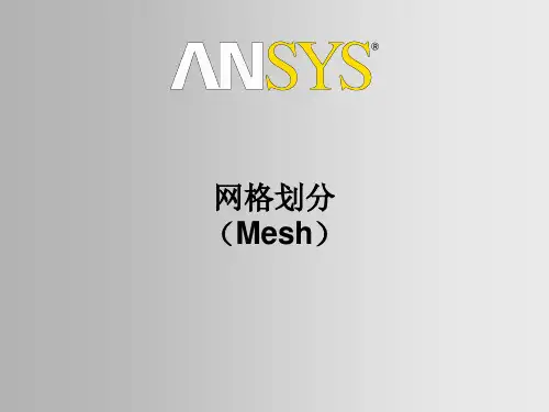 ansysworkbench150网格划分解析PPT课件