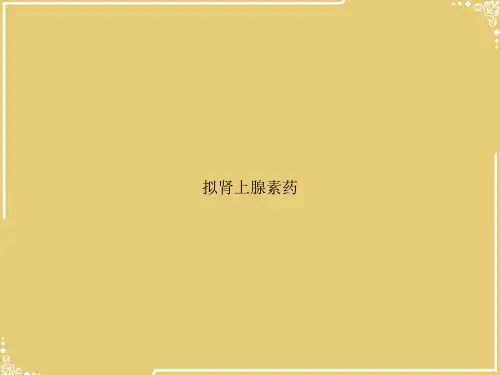 拟肾上腺素药【共57张PPT】