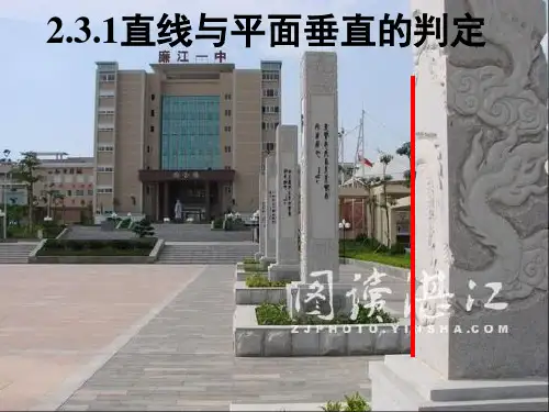 直线与平面垂直的判定(优秀公开课)精品PPT课件
