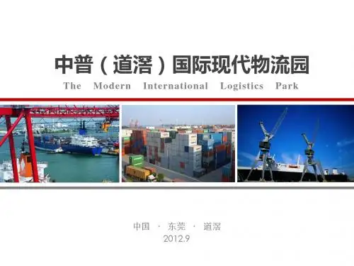 东莞中普道滘国际现代物流园项目定位报告-项目定位布局规划