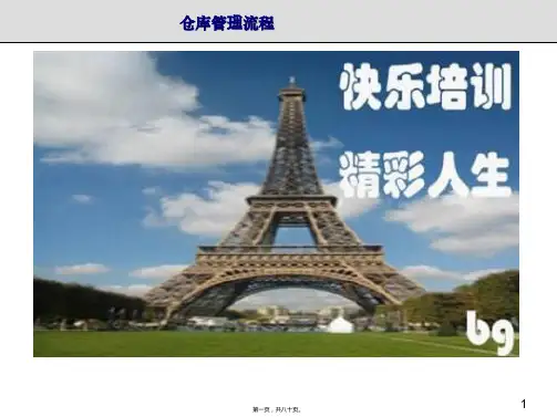 仓库管理流程案例(共80PPT)