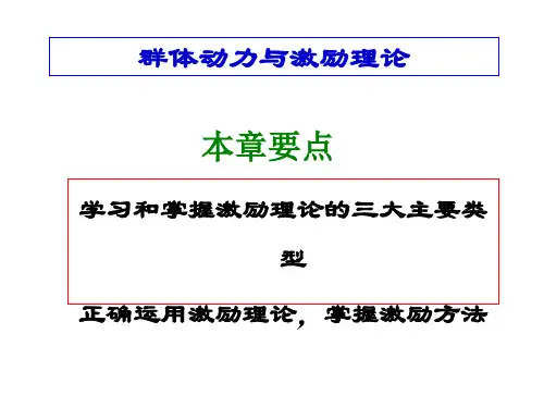 群体动力激励理论5