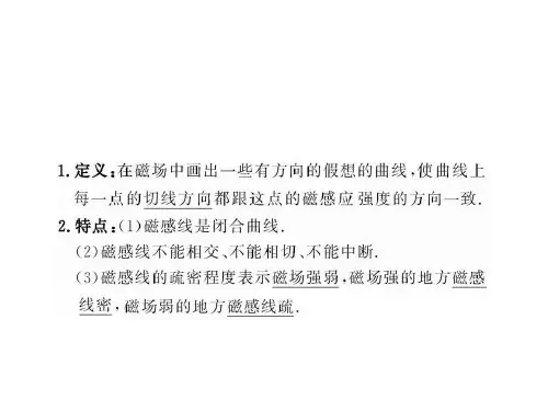 几种常见的磁场   课件