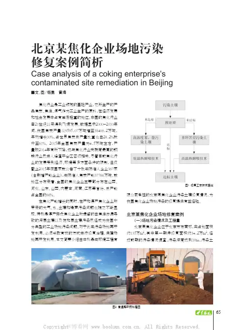 北京某焦化企业场地污染修复案例简析