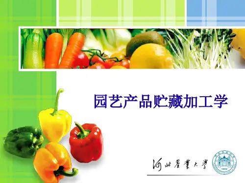 园艺产品贮藏加工学1