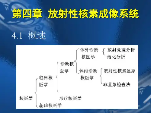 医学成像技术(第四章 放射性核素成像系统SPECT)