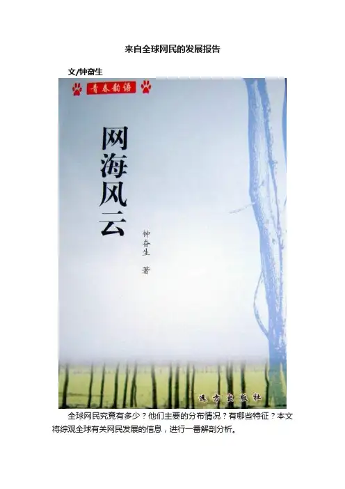 来自全球网民的发展报告
