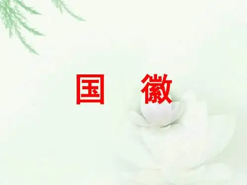 《国徽》第二课时课件