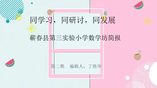 数学第二期简报PPT课件