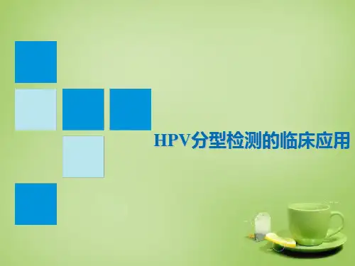 HPV分型检测的临床应用-基础版