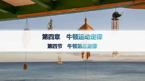 粤教版高中物理必修第一册精品课件 第4章 牛顿运动定律 第4节 牛顿第三定律