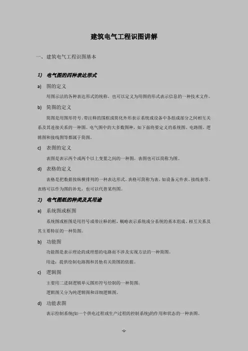 电气识图知识培训