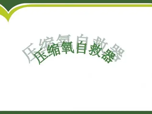自救器课件