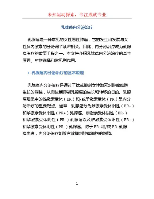 乳腺癌内分泌治疗 (2)