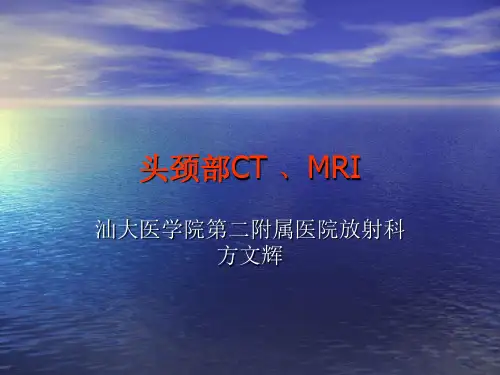 [PPT]头颈部CT、MRI